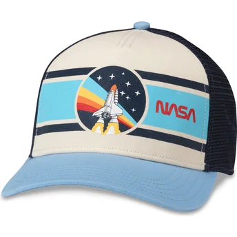 Cap zaoblená blue snapback American Needle