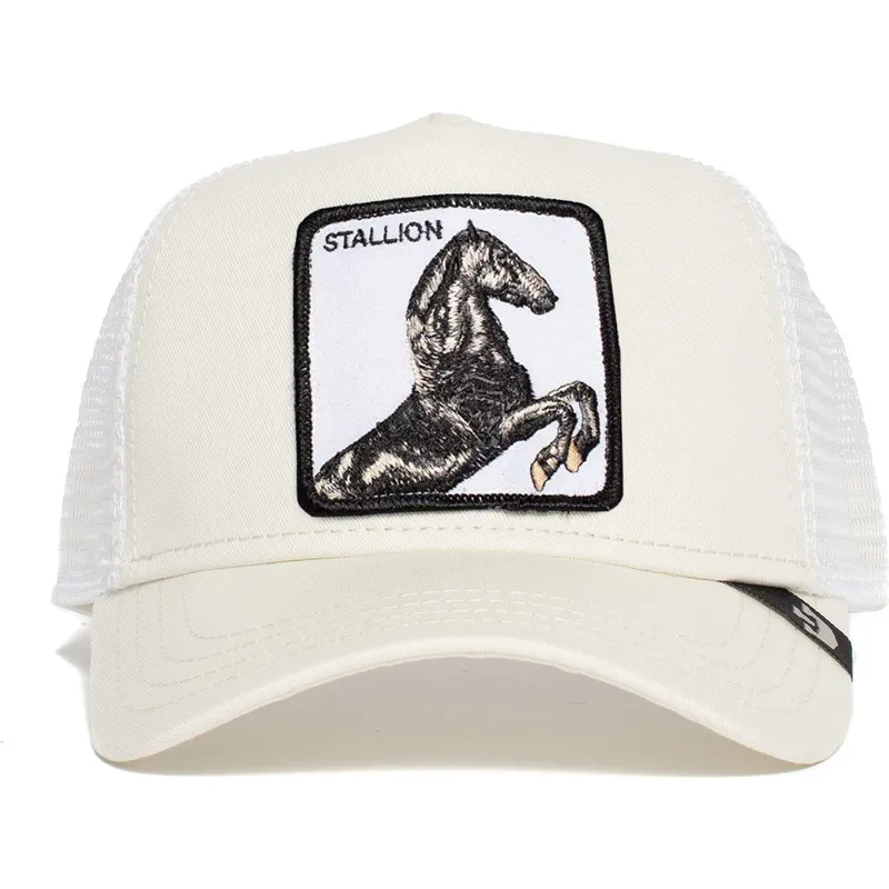 siltovka-zaoblena-biely-snapback-stallion-the-farm-goorin-bros
