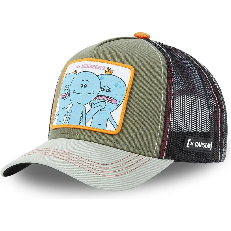 siltovka-zaoblena-zelena-snapback-mrm1-mr-meeseeks-rick-a-morty-capslab