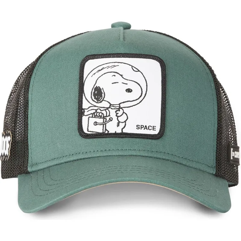 siltovka-zaoblena-zelena-snapback-space-sp2-snoopy-arasidy-capslab