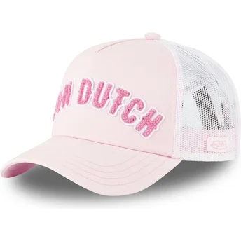 Cap zaoblená pink snapback Von Dutch