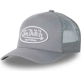Ρυθμιζόμενο γκρι καπέλο trucker LOF B2 της Von Dutch