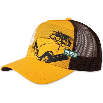 Cap zaoblená yellow snapback Coastal