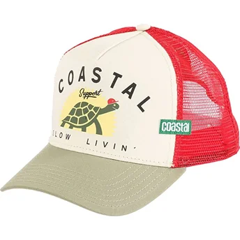 Šiltovka zaoblená viacfarebná snapback Support Slow Livin HFT Coastal