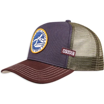 Šiltovky zaoblená kamionista viacfarebná snapback , Just Glide Smooth And Slow HFT Coastal