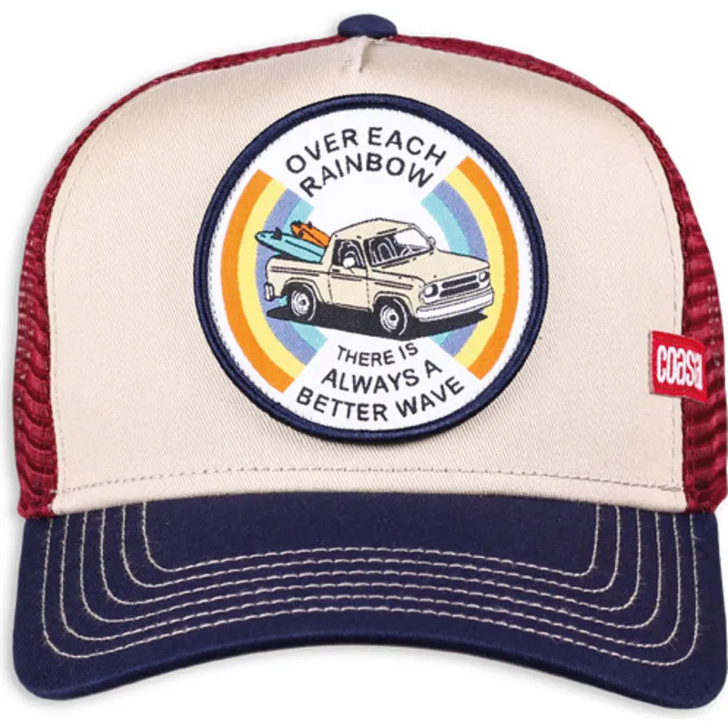 trucker-cap-beige-rot-und-marineblau-over-each-rainbow-there-is-always-a-better-wave-hft-von-coastal