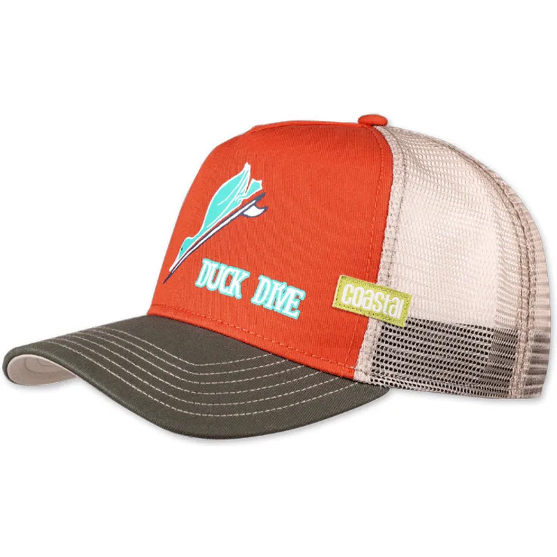siltovka-zaoblena-oranzova-snapback-duck-dive-hft-coastal siltovka-zaoblena-oranzova-snapback-duck-dive-hft-coastal