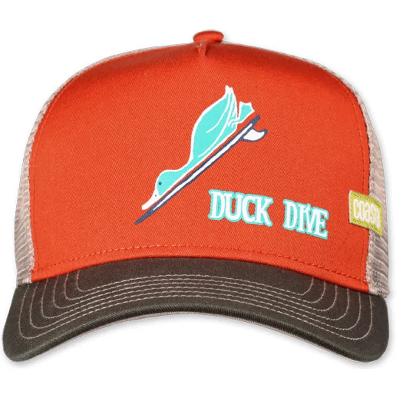 siltovka-zaoblena-oranzova-snapback-duck-dive-hft-coastal siltovka-zaoblena-oranzova-snapback-duck-dive-hft-coastal