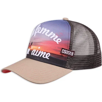Šiltovka zaoblená viacfarebná snapback Ta Femme HFT Coastal