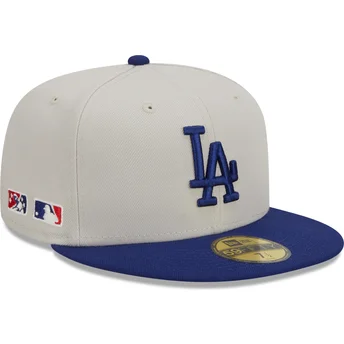 graue-und-blaue-59fifty-los-angeles-dodgers-mlb-farm-team-fitted-cap-von-new-era