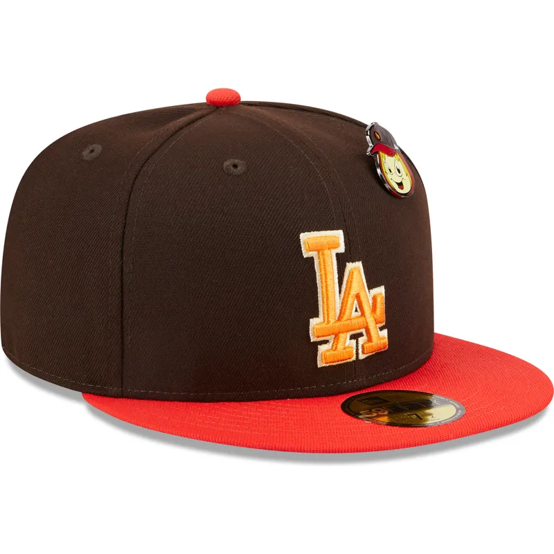 siltovka-rovna-hneda-upravena-59fifty-the-elements-fire-pin-los-angeles-dodgers-mlb-new-era