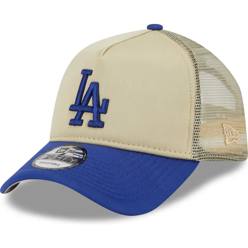 siltovka-zaoblena-bezova-snapback-9forty-a-frame-all-day-los-angeles-dodgers-mlb-new-era