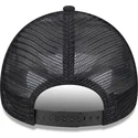 schwarze-trucker-kappe-mit-schwarzem-logo-9forty-a-frame-all-day-trucker-der-oakland-athletics-mlb-von-new-era
