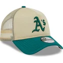 siltovka-zaoblena-bezova-snapback-9forty-a-frame-all-day-oakland-athletics-mlb-new-era