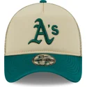 siltovka-zaoblena-bezova-snapback-9forty-a-frame-all-day-oakland-athletics-mlb-new-era