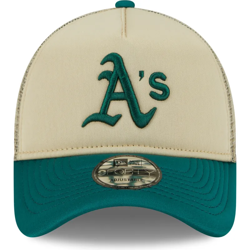 siltovka-zaoblena-bezova-snapback-9forty-a-frame-all-day-oakland-athletics-mlb-new-era