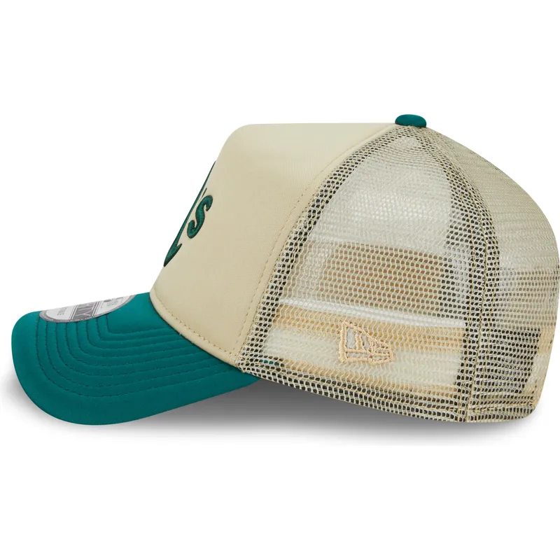siltovka-zaoblena-bezova-snapback-9forty-a-frame-all-day-oakland-athletics-mlb-new-era