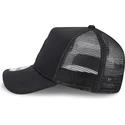 schwarze-trucker-kappe-mit-schwarzem-logo-9forty-a-frame-all-day-trucker-der-new-york-yankees-mlb-von-new-era