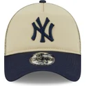 siltovka-zaoblena-bezova-snapback-9forty-a-frame-all-day-new-york-yankees-mlb-new-era