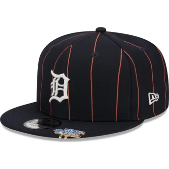 Šiltovky rovná tmavomodrá snapback 9FIFTY Pinstripe Visor Clip Detroit Tigers MLB New Era