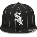 siltovka-rovna-cierna-snapback-9fifty-pinstripe-visor-clip-chicago-white-sox-mlb-new-era