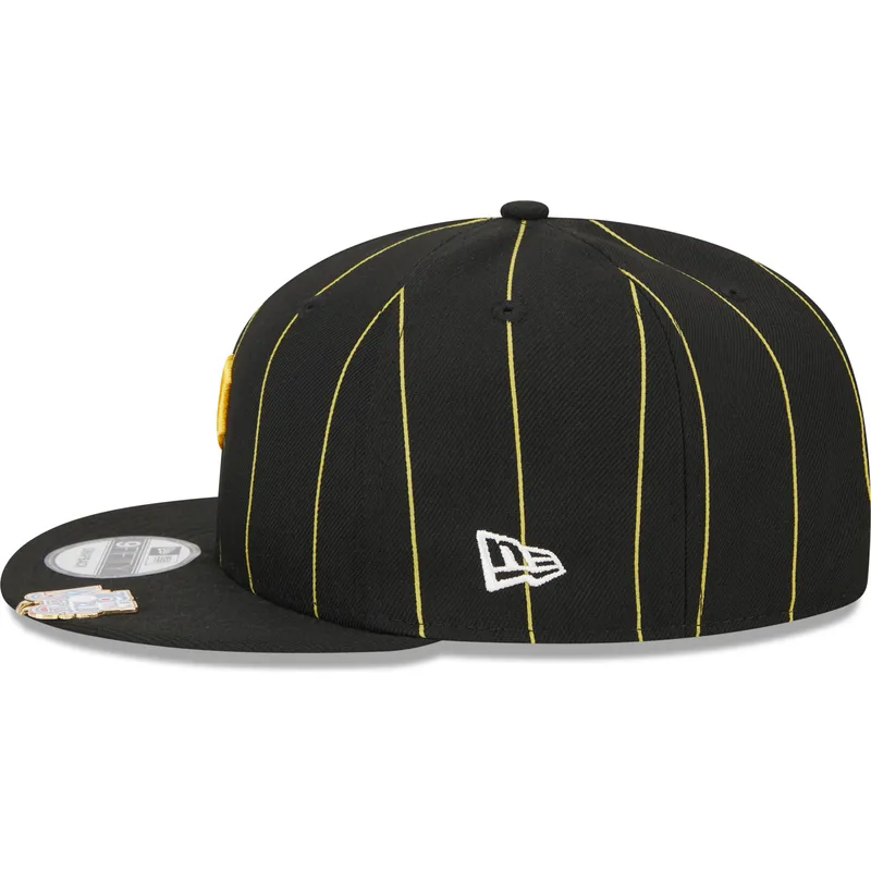 cap-rovna-black-snapback-9fifty-pinstripe-visor-clip-pittsburgh-pirates-mlb-new-era