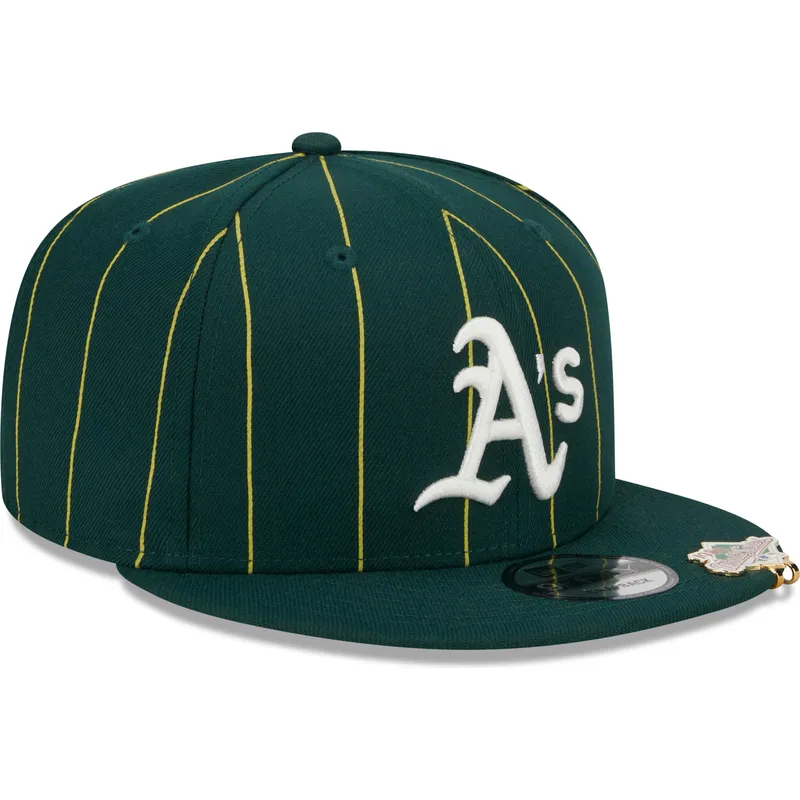 cap-rovna-green-snapback-9fifty-pinstripe-visor-clip-oakland-athletics-mlb-new-era