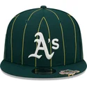 siltovky-rovna-zelena-snapback-9fifty-pinstripe-visor-clip-oakland-athletics-mlb-new-era