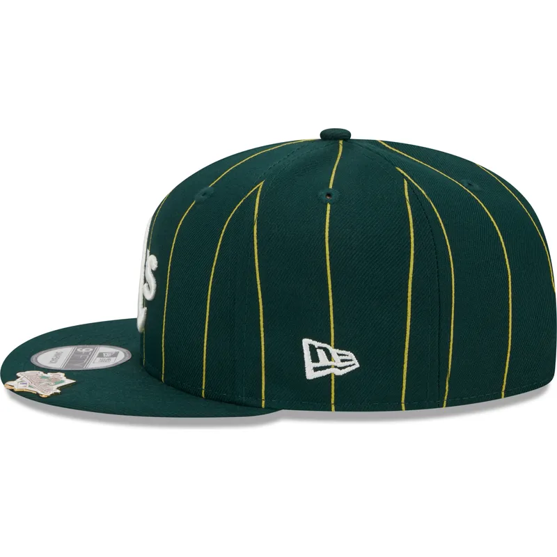 cap-rovna-green-snapback-9fifty-pinstripe-visor-clip-oakland-athletics-mlb-new-era