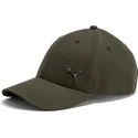 verstellbare-dunkelgrune-baseballkappe-metal-cat-von-puma
