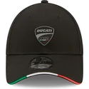 new-era-curved-brim-9forty-repreve-flag-sandwich-ducati-motor-motogp-black-adjustable-cap