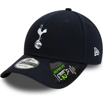 Gorra curva azul marino ajustable 9FORTY Repreve de Tottenham Hotspur Football Club Premier League de New Era
