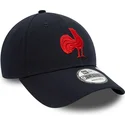marineblaue-verstellbare-9forty-kappe-mit-rotem-logo-repreve-team-colour-der-franzosischen-rugby-foderation-ffr-von-new-era