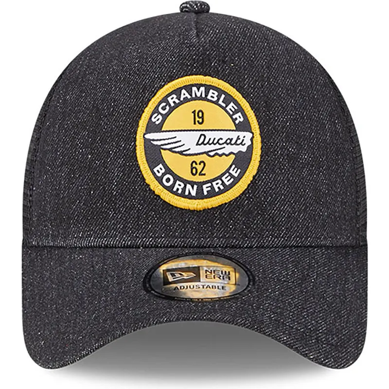 siltovka-zaoblena-cierna-snapback-denim-a-frame-ducati-motor-motogp-new-era