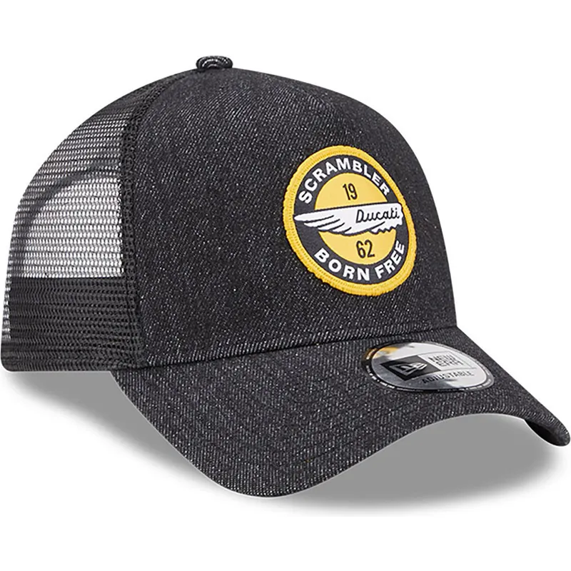 siltovka-zaoblena-cierna-snapback-denim-a-frame-ducati-motor-motogp-new-era