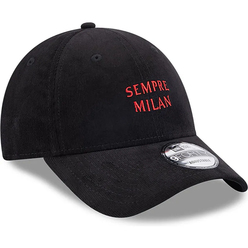 siltovka-zaoblena-cierna-nastavitelny-sempre-milan-9forty-needle-cord-ac-milan-serie-a-new-era