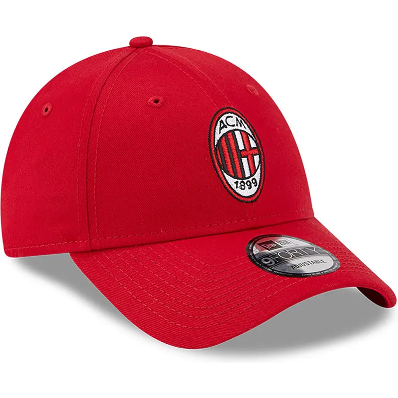 siltovky-zaoblena-cervena-nastavitelny-pasik-9forty-core-ac-milan-serie-a-new-era