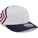 weisse-und-blaue-gebogene-snapback-kappe-9fifty-stretch-snap-flawless-von-french-rugby-federation-ffr-von-new-era