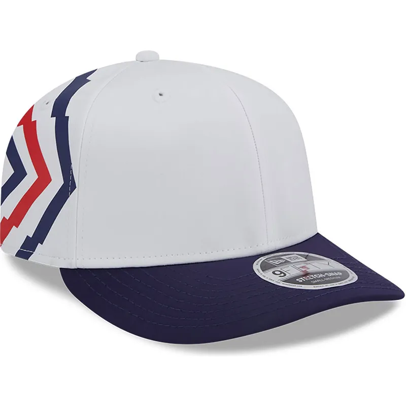 weisse-und-blaue-gebogene-snapback-kappe-9fifty-stretch-snap-flawless-von-french-rugby-federation-ffr-von-new-era