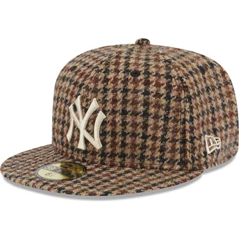 cap-rovna-brown-ajustada-59fifty-harris-tweed-new-york-yankees-mlb-new-era