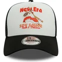 siltovka-zaoblena-cierna-snapback-soy-sauce-a-frame-food-new-era