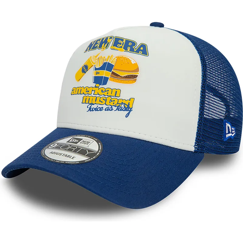 siltovka-zaoblena-modra-snapback-mustard-a-frame-food-new-era siltovka-zaoblena-modra-snapback-mustard-a-frame-food-new-era