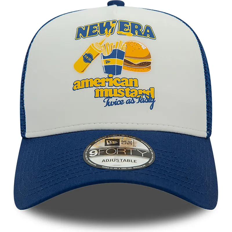 siltovka-zaoblena-modra-snapback-mustard-a-frame-food-new-era siltovka-zaoblena-modra-snapback-mustard-a-frame-food-new-era