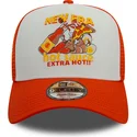 siltovka-zaoblena-oranzova-snapback-sauce-a-frame-food-new-era