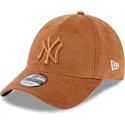 siltovka-zaoblena-hneda-nastavitelny-9forty-cord-new-york-yankees-mlb-new-era