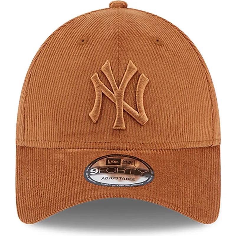 siltovka-zaoblena-hneda-nastavitelny-9forty-cord-new-york-yankees-mlb-new-era