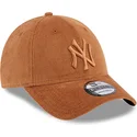 siltovka-zaoblena-hneda-nastavitelny-9forty-cord-new-york-yankees-mlb-new-era