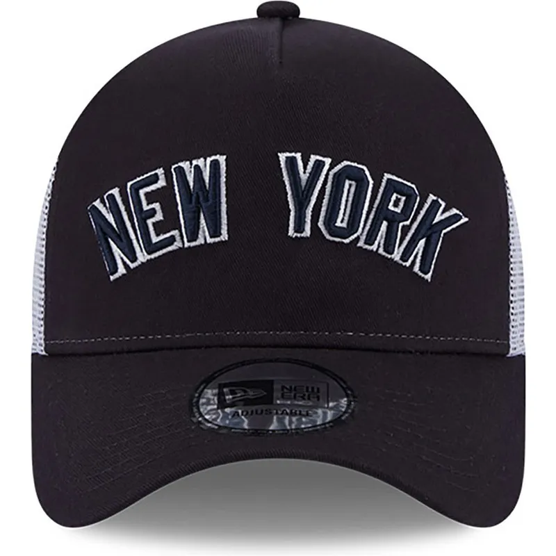 cap-zaoblena-navy-blue-snapback-a-frame-team-script-new-york-yankees-mlb-new-era