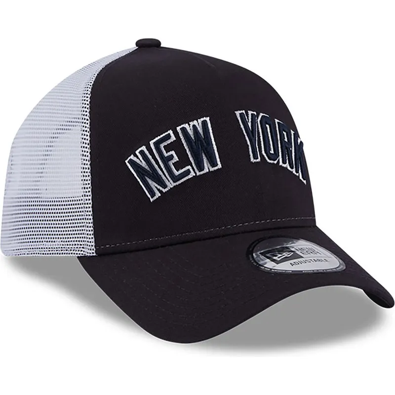 cap-zaoblena-navy-blue-snapback-a-frame-team-script-new-york-yankees-mlb-new-era