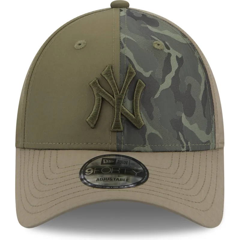 siltovka-zaoblena-zelena-nastavitelny-9forty-multi-texture-new-york-yankees-mlb-new-era